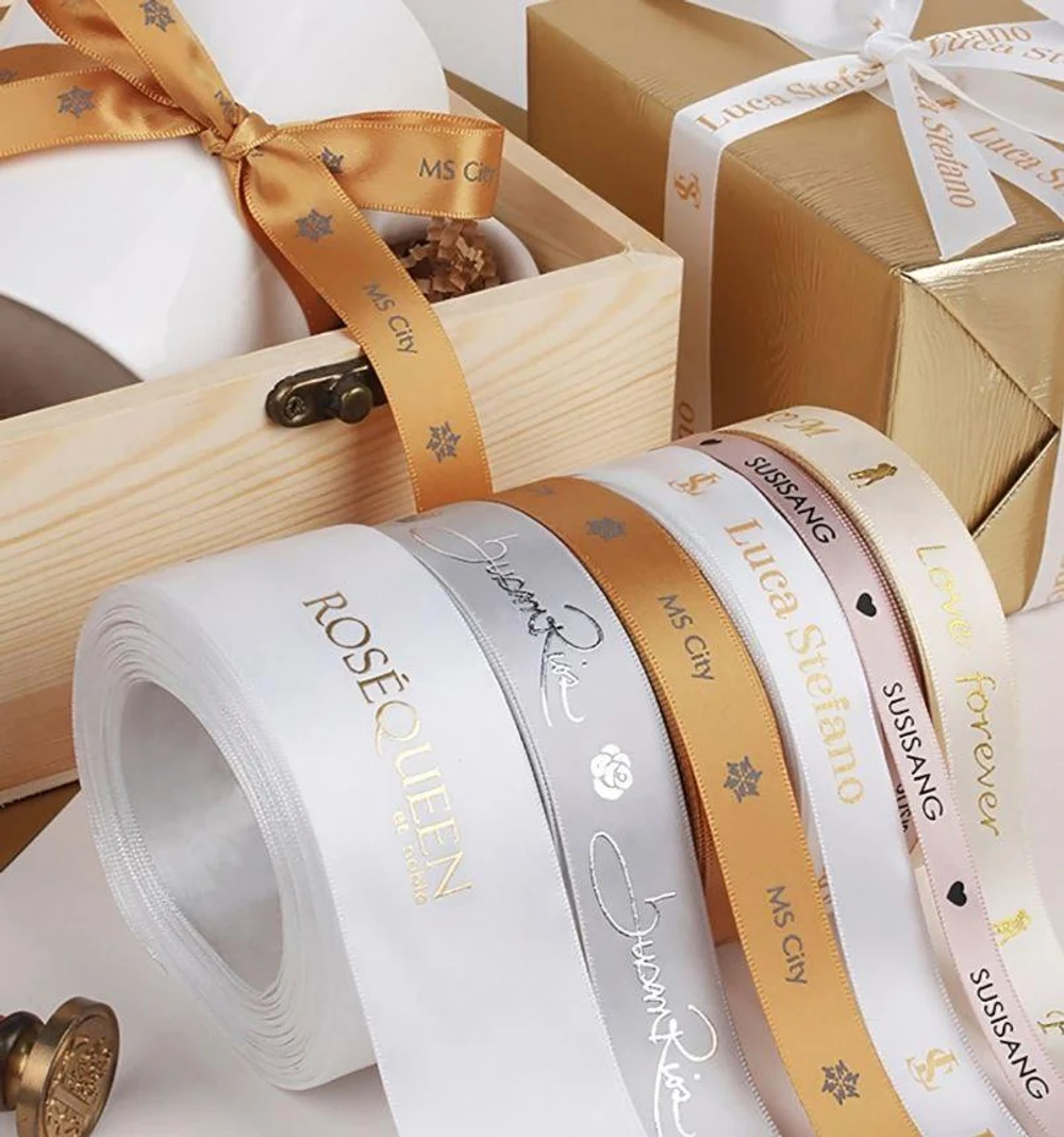 Печать на сатиновых лентах